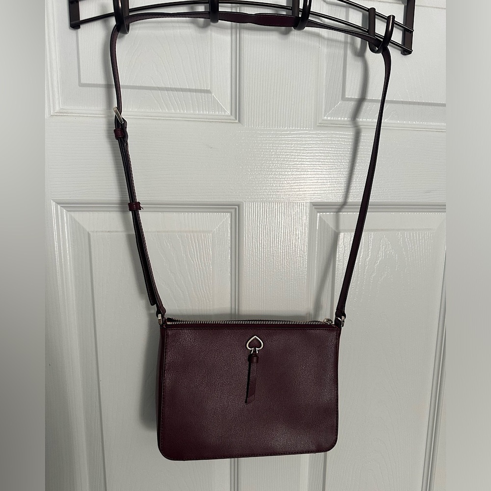 Kate Spade Crossbody maroon color
